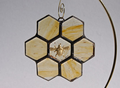 🐝 Stained Glass Bee Sun Catcher (Buy 2 Free Shipping)