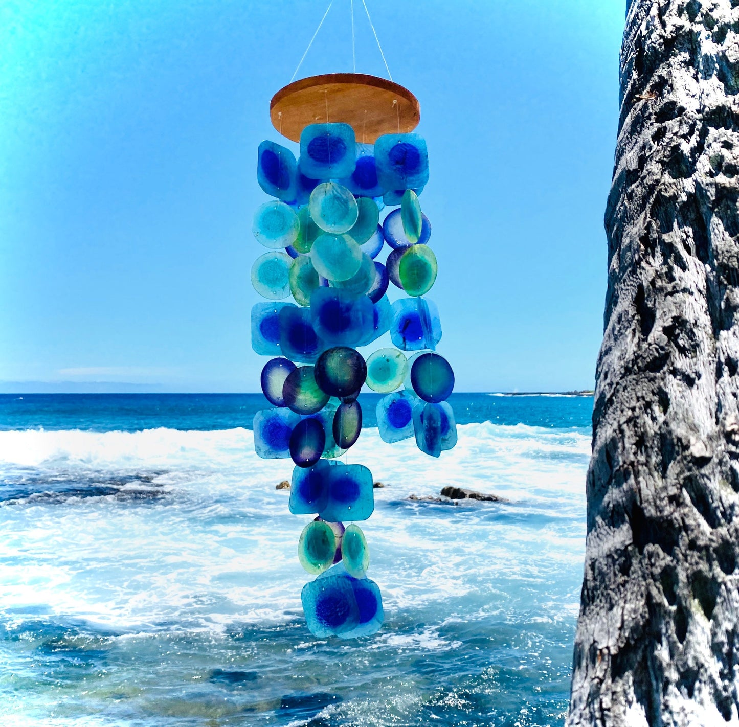 🔥🔥Last Day 49% OFF - 🌈New Capiz Shell Spiral Wind Chime