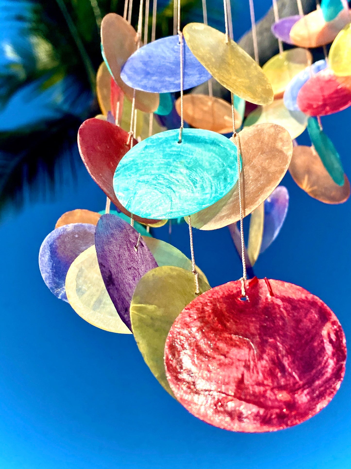 🔥🔥Last Day 49% OFF - 🌈New Capiz Shell Spiral Wind Chime