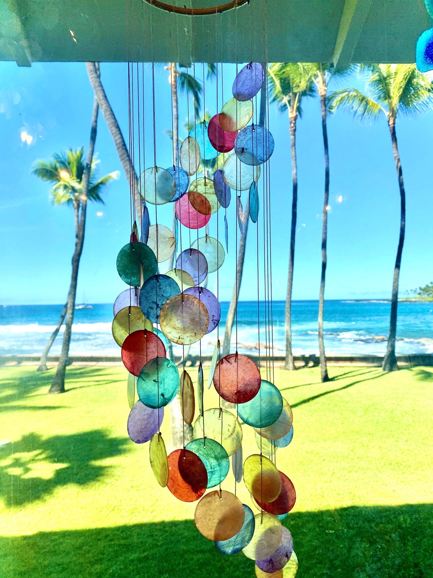 🔥🔥Last Day 49% OFF - 🌈New Capiz Shell Spiral Wind Chime