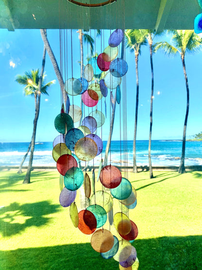 🔥🔥Last Day 49% OFF - 🌈New Capiz Shell Spiral Wind Chime