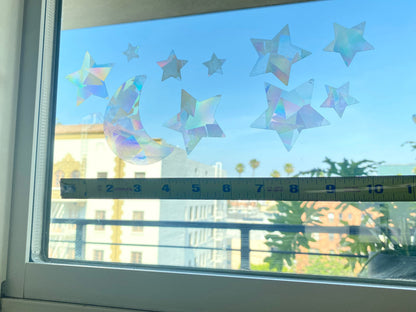 ☀️🌈Sparkling Suncatcher Sticker Set