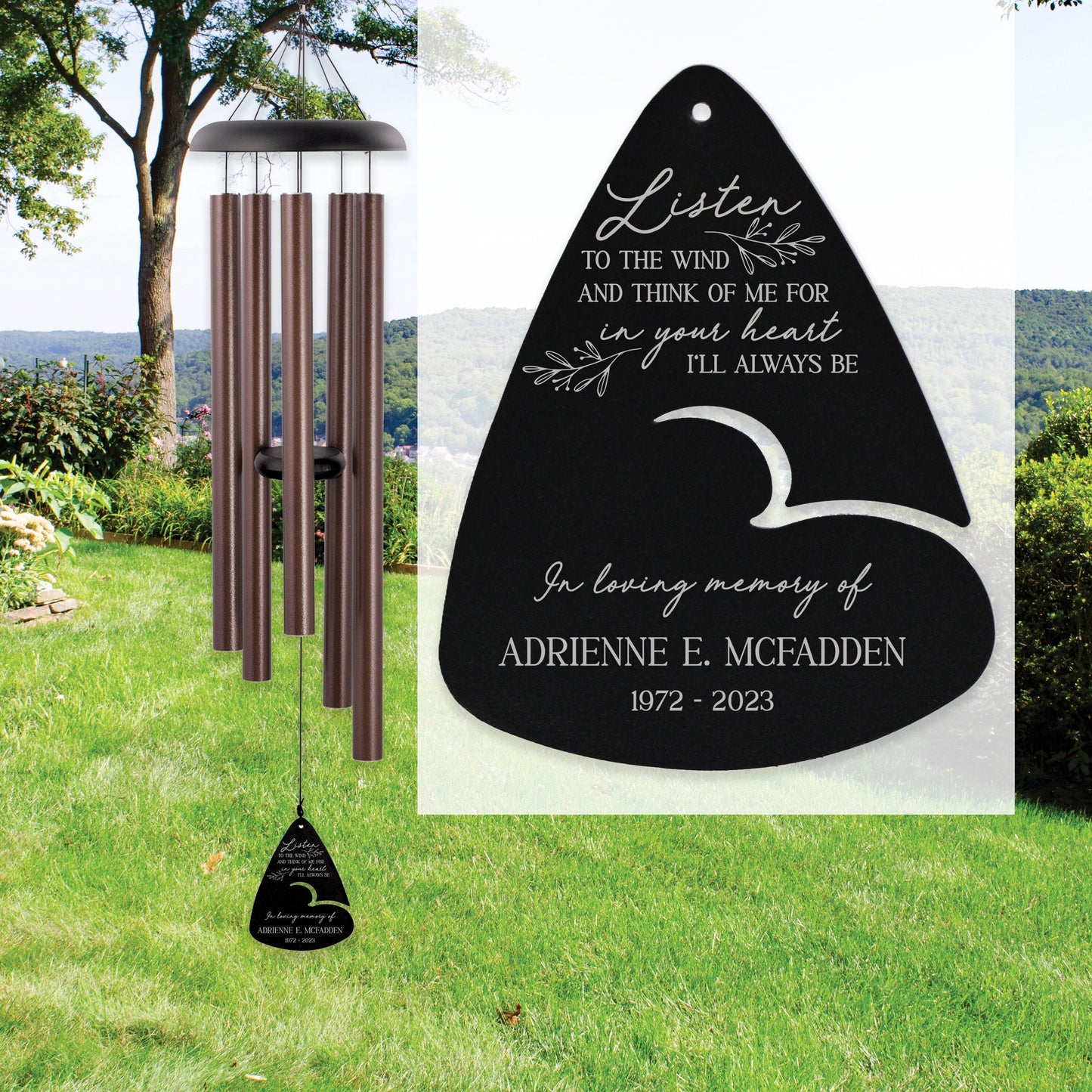 Personalized Memorial Wind Chimes