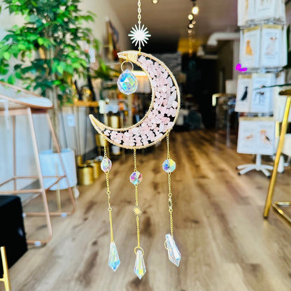 🔥🔥Buy 2 Free Shipping -Crystal Moon Suncatcher 🌙 ☀️