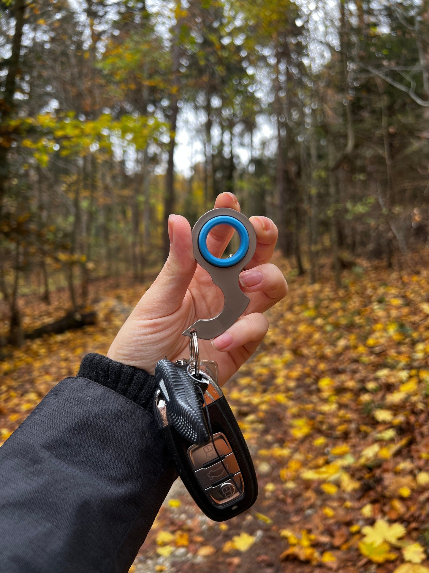 🤣Funny Metal Keychain Fidget Spinner