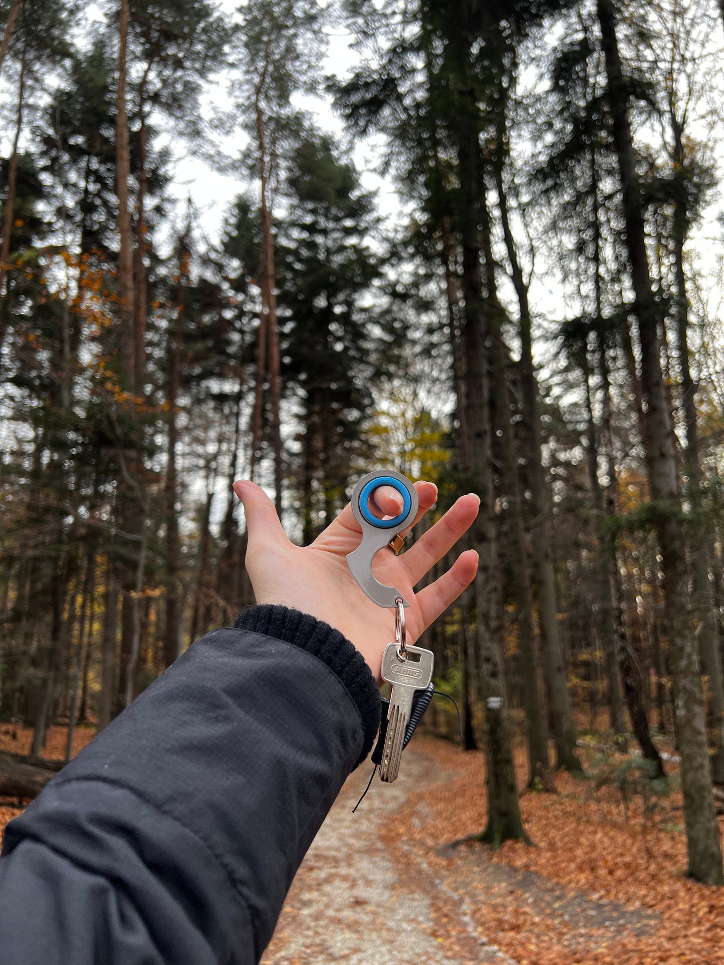 🤣Funny Metal Keychain Fidget Spinner