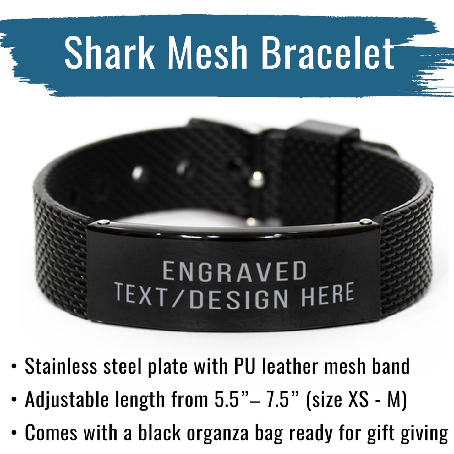 ❤"I Will Carry You With Me"- Personalized Engraved Memorial Bracelet