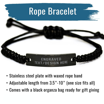 ❤"I Will Carry You With Me"- Personalized Engraved Memorial Bracelet
