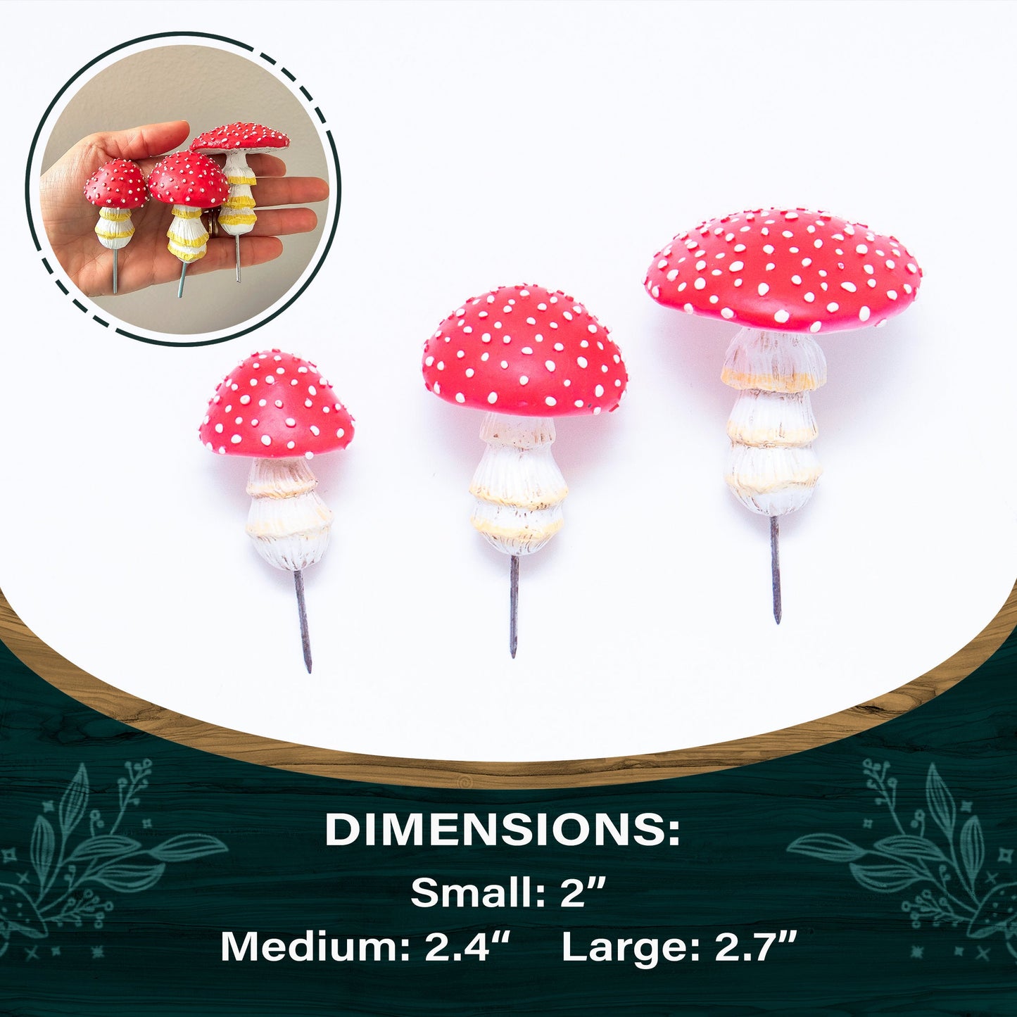 🌟🍄Glow in the Dark Mushroom Garden Decor