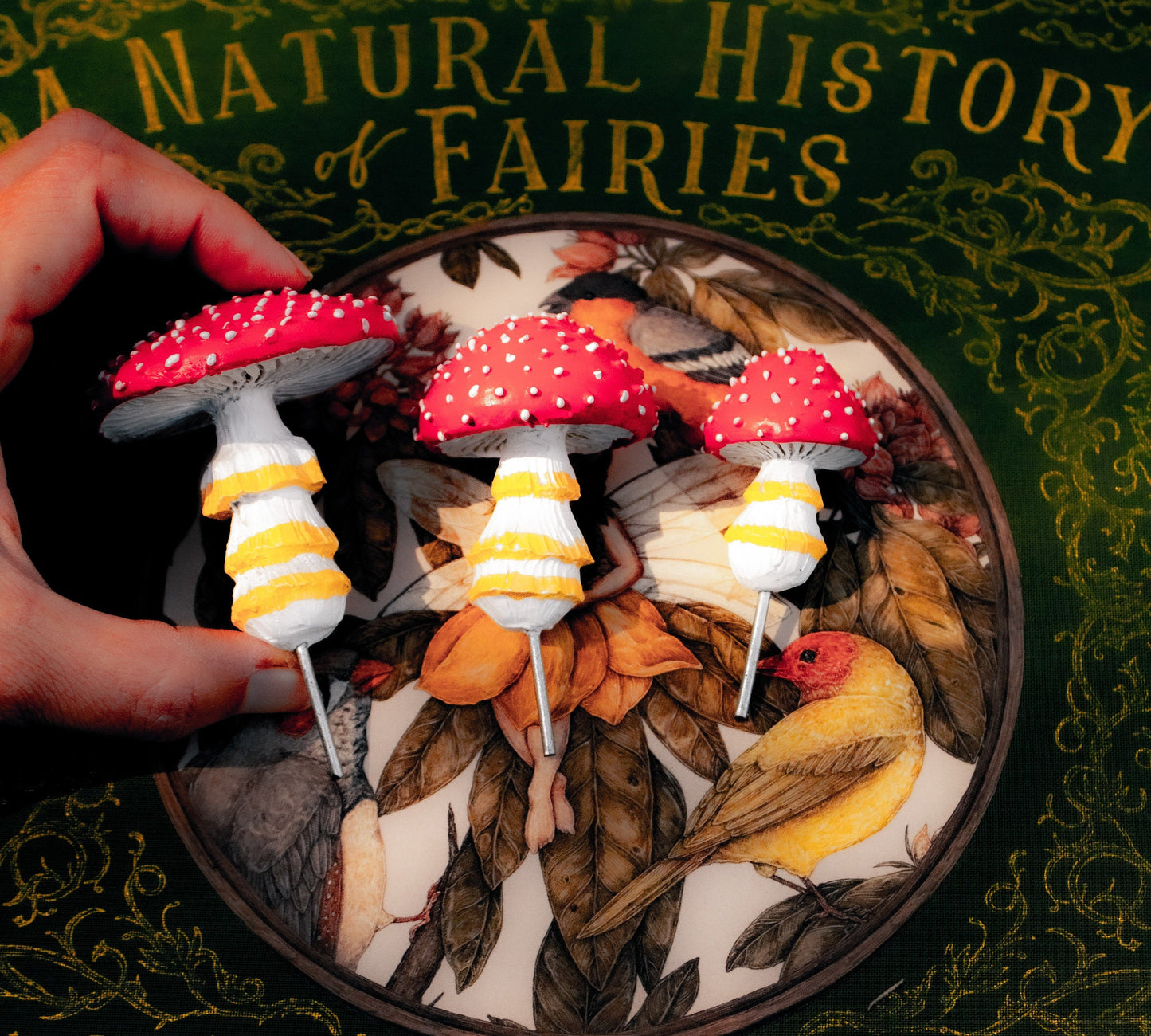 🌟🍄Glow in the Dark Mushroom Garden Decor