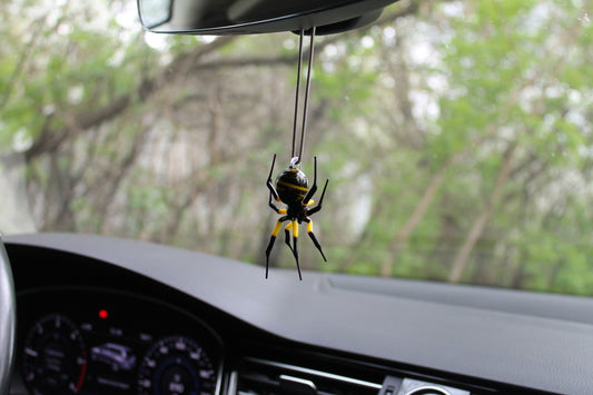 🔥🔥Last Day 49% OFF -🕸️Rear View Mirror Charms Glass Spider
