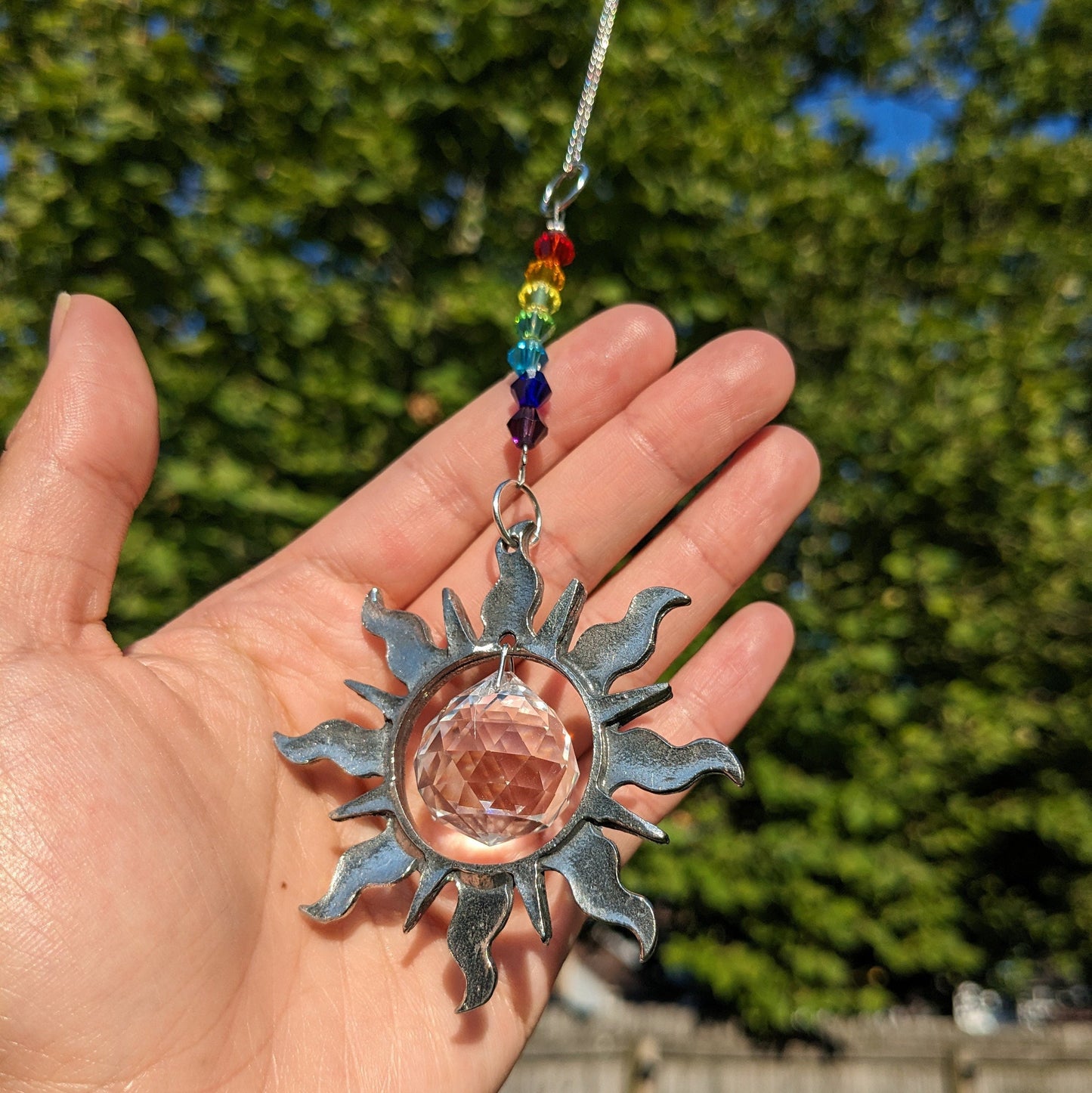 🌟Crystal Wind Chime Suncatcher