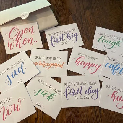 💌Open When Envelopes