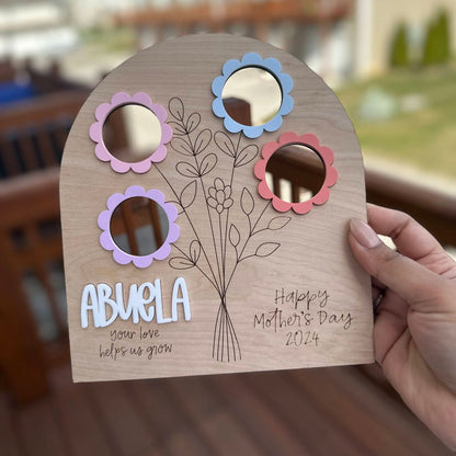 🌷Flower Bouquet Photo Sign | Mother’s Day Gift🎁