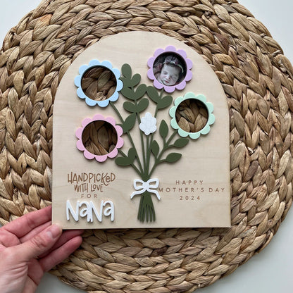 🌷Flower Bouquet Photo Sign | Mother’s Day Gift🎁