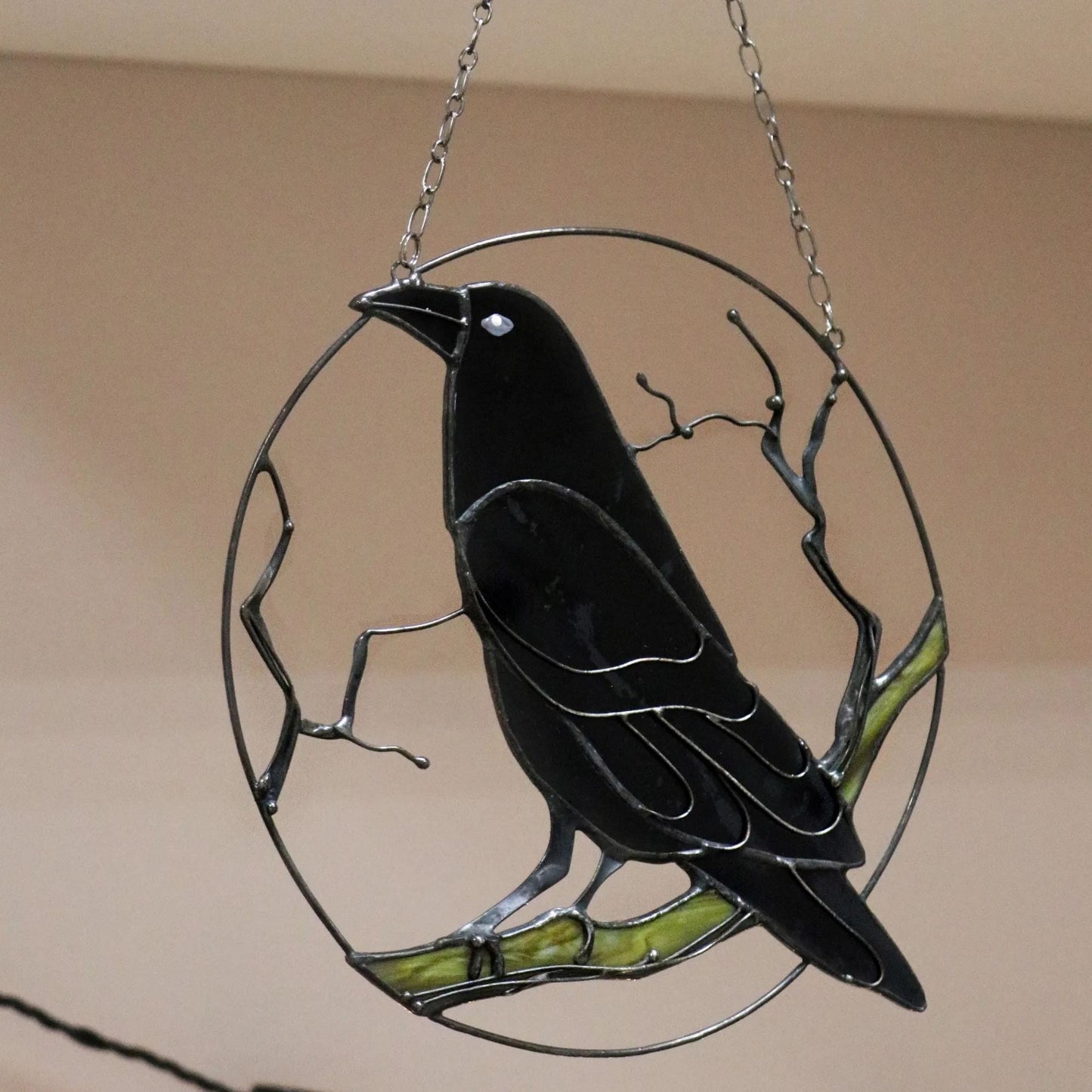 🌟 Gothic Raven Crow Suncatcher - 🔥🔥Buy 2 Free Shipping