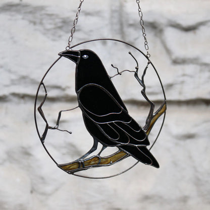 🌟 Gothic Raven Crow Suncatcher - 🔥🔥Buy 2 Free Shipping