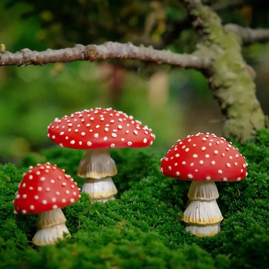 🌟🍄Glow in the Dark Mushroom Garden Decor
