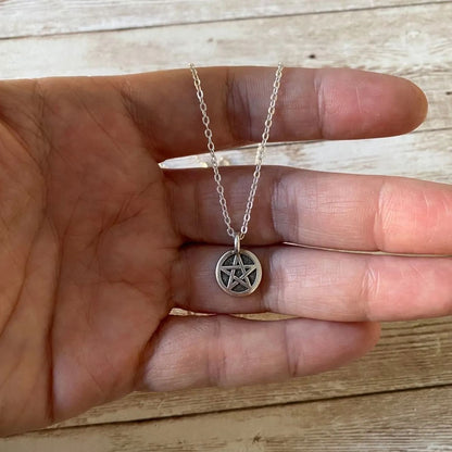 ❤Pentacle Dainty Minimalist Necklace