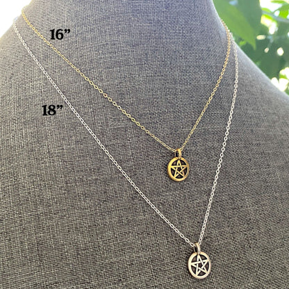 ❤Pentacle Dainty Minimalist Necklace