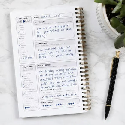 Straight Line Mental Health Journal❤BUY 2 FREE SHIPPING