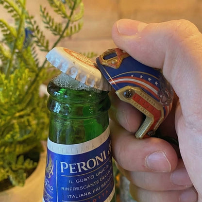 🔥Miniature military helmet-shaped bottle opener key | 250th Anniversary Edition 🇺🇸