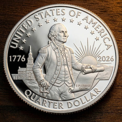 ⭐ 1776–2026 America 250th Anniversary Commemorative Washington Coin