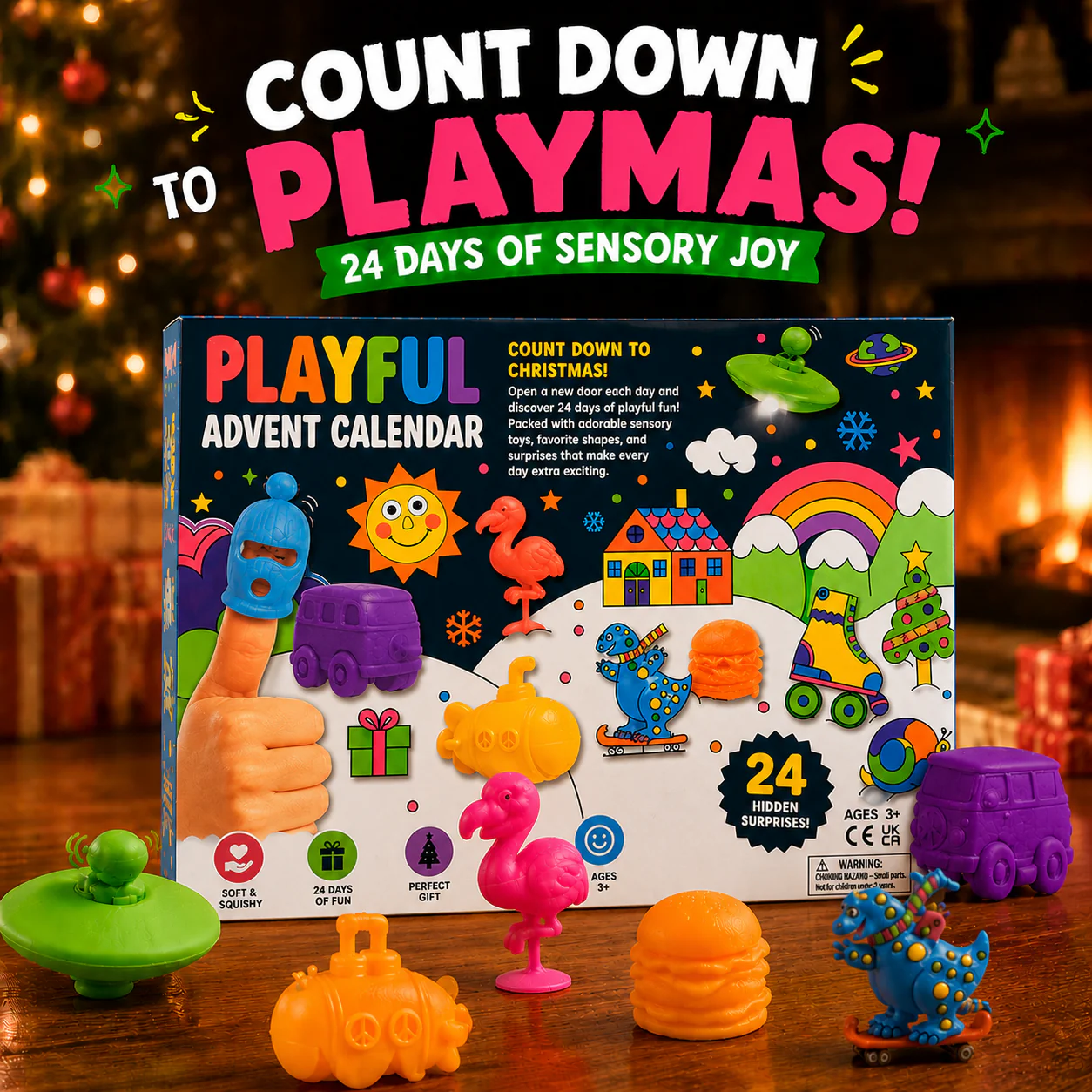 🎄 24-Day Squishy Advent Calendar – A New Surprise Every Day 🎁