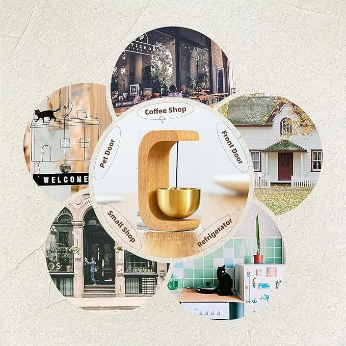 ✨Suction Door Type Solid Wood Wind Chime