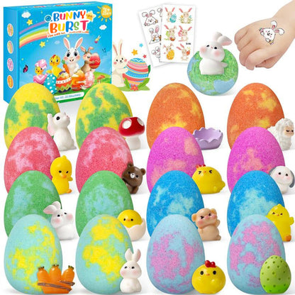 🐰🥚BunnyBurst Surprise Bath Bombs For Kids🛁✨