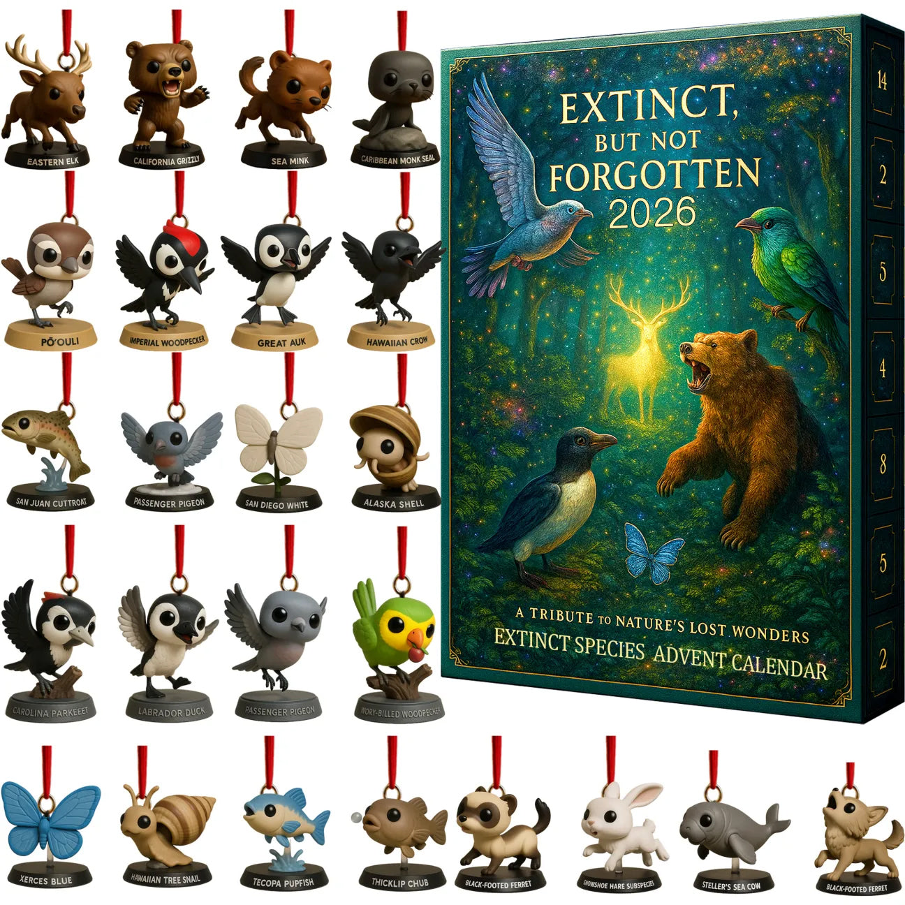 Extinct Species Advent Calendar 2026