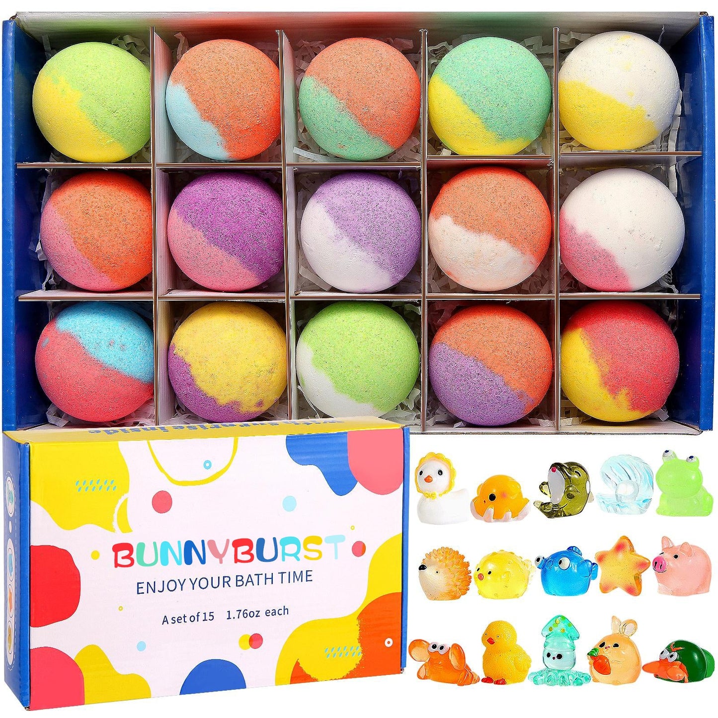 🐰🥚BunnyBurst Surprise Bath Bombs For Kids🛁✨