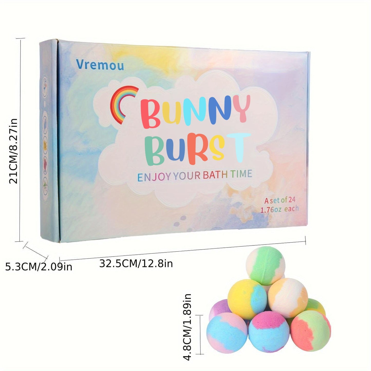 🐰🥚BunnyBurst Surprise Bath Bombs For Kids🛁✨
