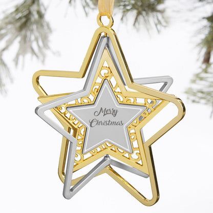 🎅Rotating Star🌟 Christmas Ornament
