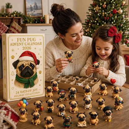 2026 Fun Pug Advent Calendar🎄🐶
