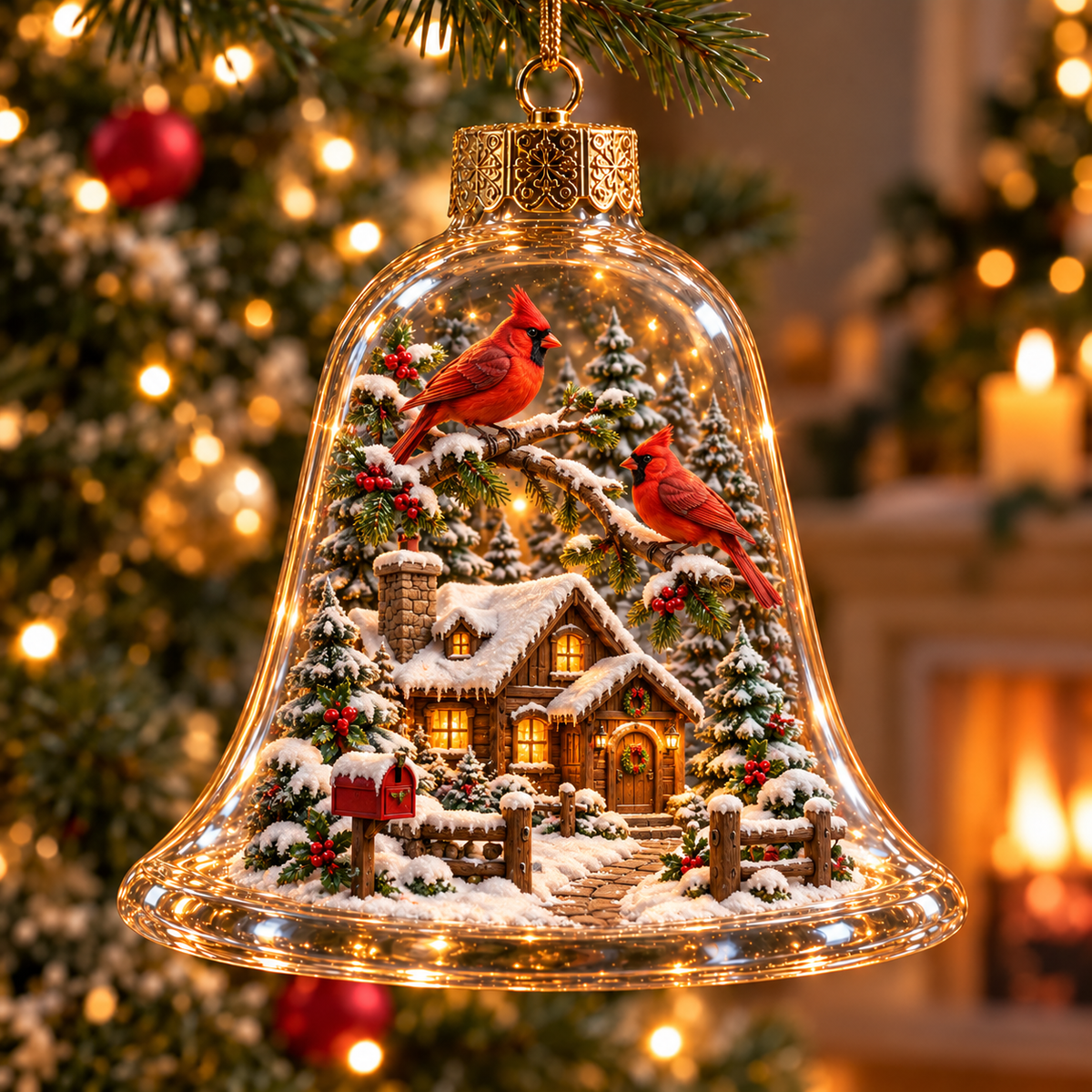 🎁2026 Christmas Wonderland Bell Ornaments.