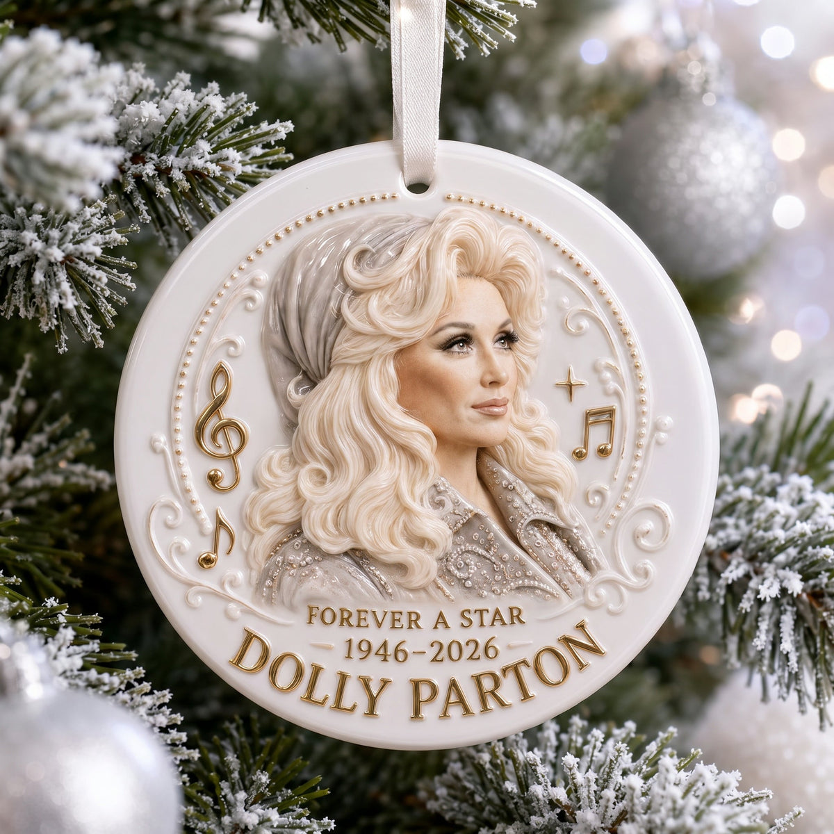 Last Day Promo: 50% OFF🎸🦋Queen of Country Music Memorial Commemorative Ornament