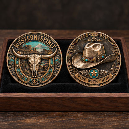 🎉🇺🇸 Limited Edition! 🔥Western Spirit Commemorative Coin