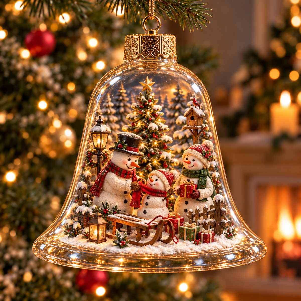 2026 Christmas Wonderland Bell Ornaments