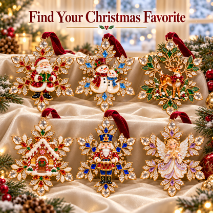 🎄✨Christmas Magic Snowflake Ornaments