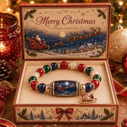 🎄 Limited Edition Christmas Story Beaded Bracelet Set – Holiday Gift Jewelry ✨🎁