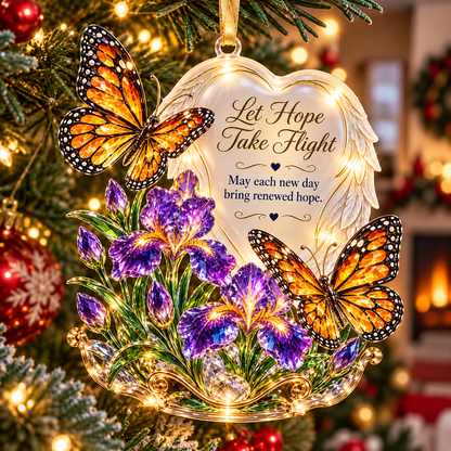 🕊️🎄 Bird & Butterfly Memorial Christmas Ornaments – A Heartfelt Tribute of Love & Remembrance