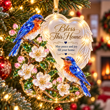 🕊️🎄 Bird & Butterfly Memorial Christmas Ornaments – A Heartfelt Tribute of Love & Remembrance