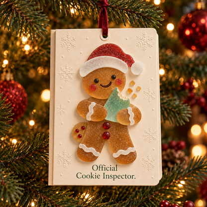 🎄 Funny Christmas Hanging Card Ornament – 6 Designs Foldable Greeting Card ✨❤️