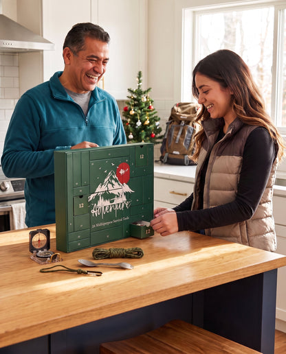 Survival Kit Advent Calendar: 24 Real Tools, 1 Complete Kit by Christmas