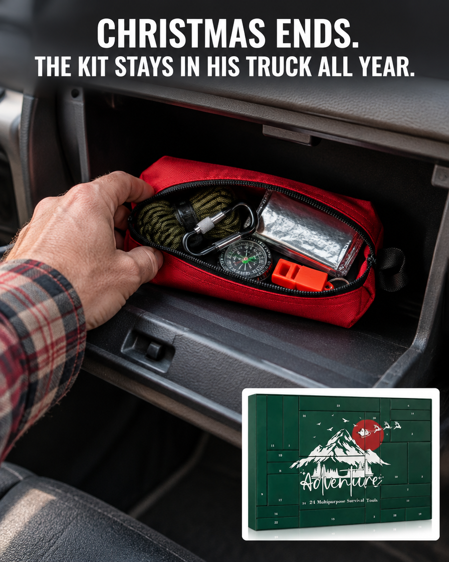 Survival Kit Advent Calendar: 24 Real Tools, 1 Complete Kit by Christmas