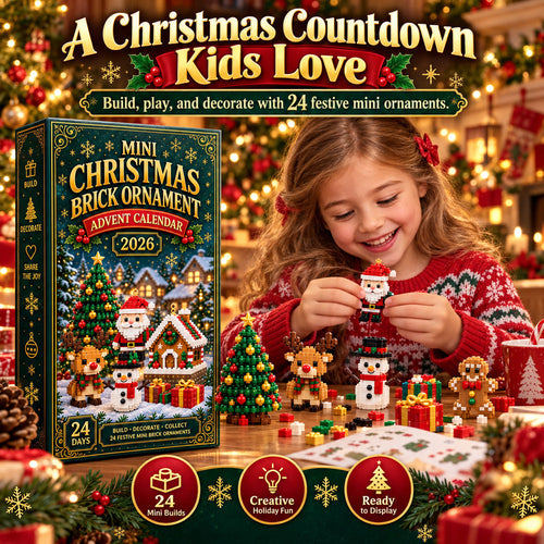 ⏳ 🎄 24-Day Mini Christmas Ornament Advent Calendar 🧱