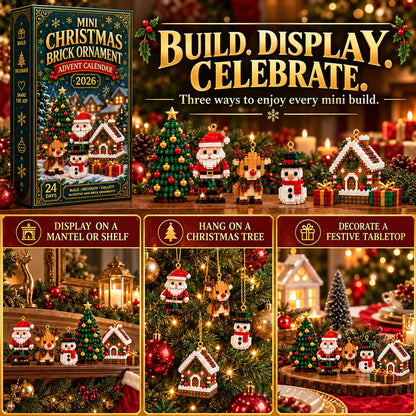 ⏳ 🎄 24-Day Mini Christmas Ornament Advent Calendar 🧱