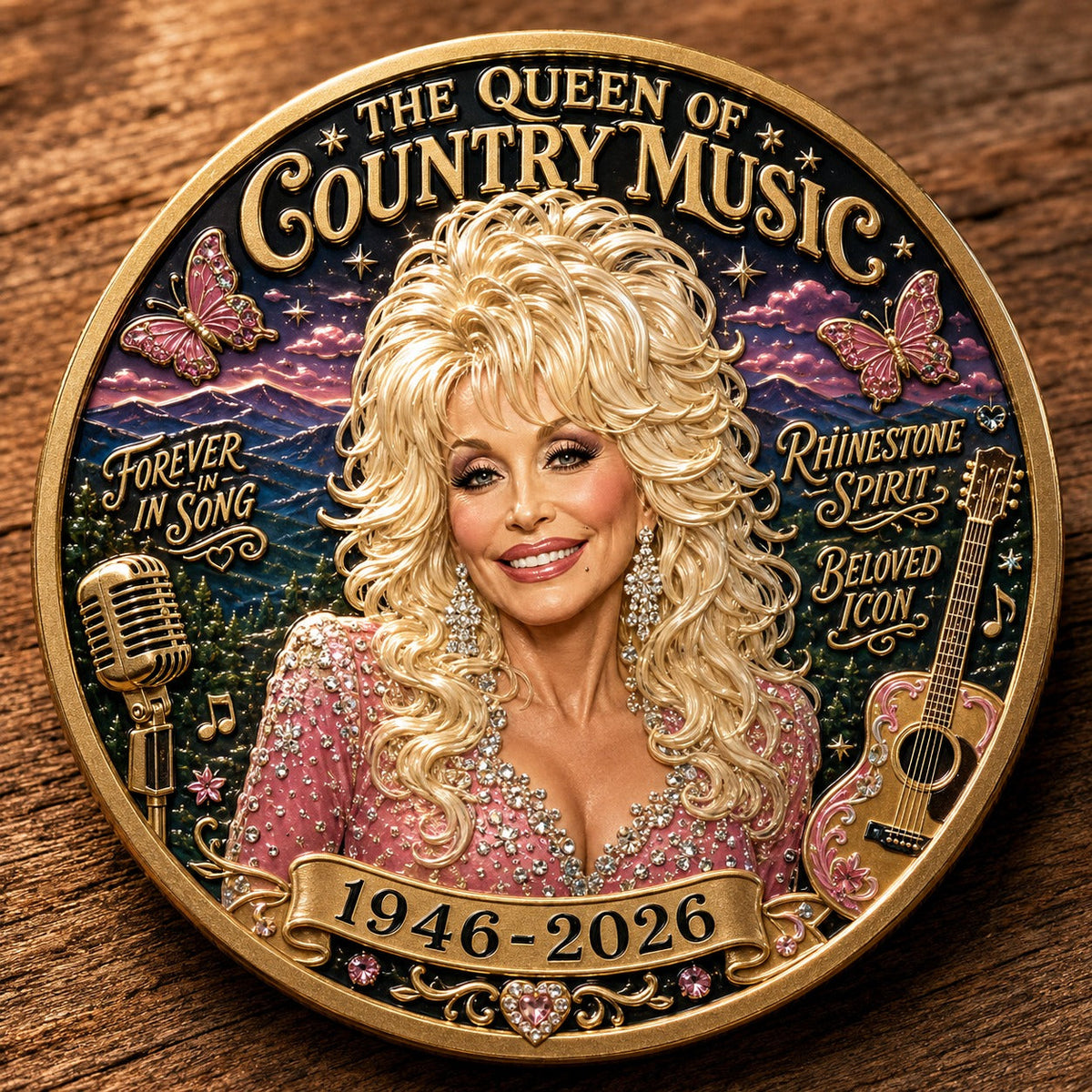 Last Day Promo: 50% OFF🎸🦋Queen of Country Music Memorial Commemorative Coin