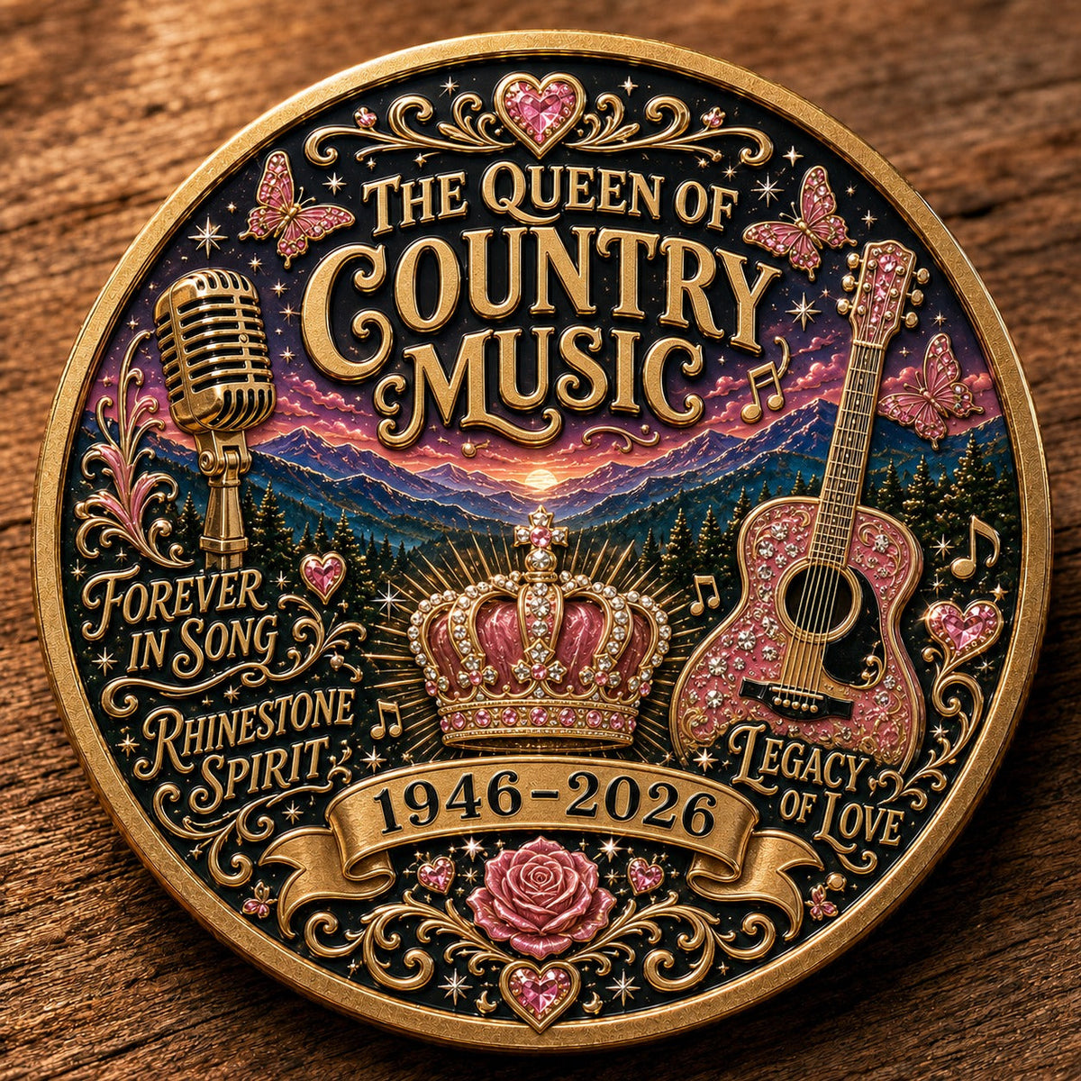 Last Day Promo: 50% OFF🎸🦋Queen of Country Music Memorial Commemorative Coin